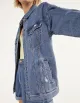 Oversize-Jeansjacke